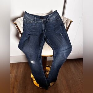 Lee Women's Slimming Fit Dark Blue Straight Leg Jeans